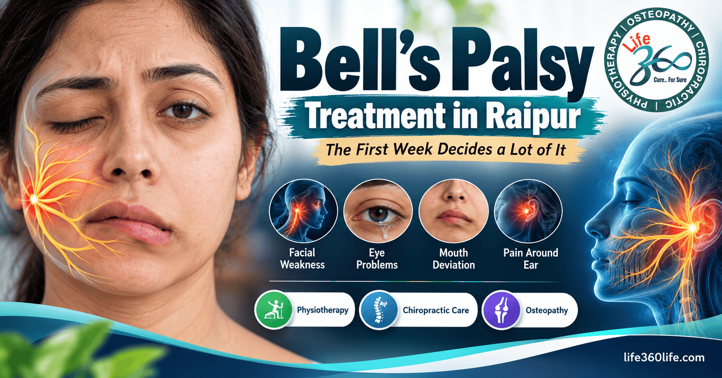 Bell palsy treatment in Raipur: the first week decides a lot of it