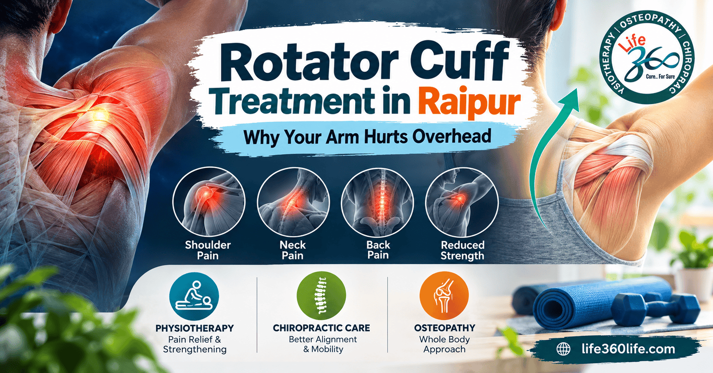Rotator cuff treatment in Raipur: why your arm hurts overhead